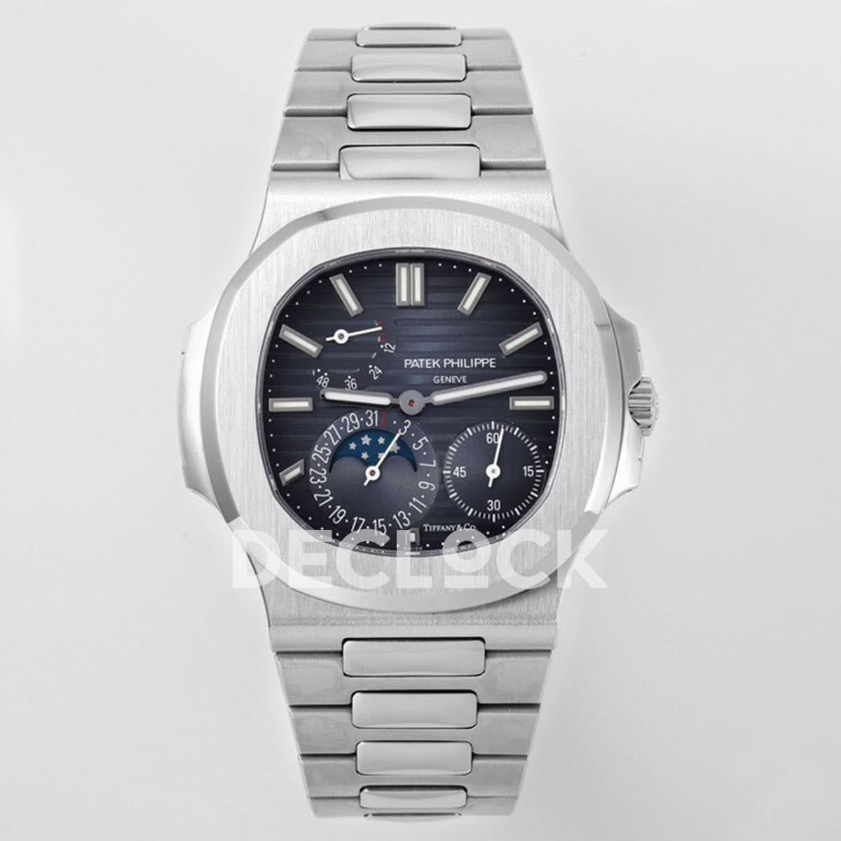 Replica Pattek Philippe Nautilus 5712 PPF 1:1 Best Edition Blue Dial on SS Bracelet |  Declock.