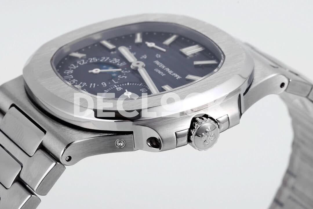 Replica Pattek Philippe Nautilus 5712 PPF 1:1 Best Edition Blue Dial on SS Bracelet |  Declock.