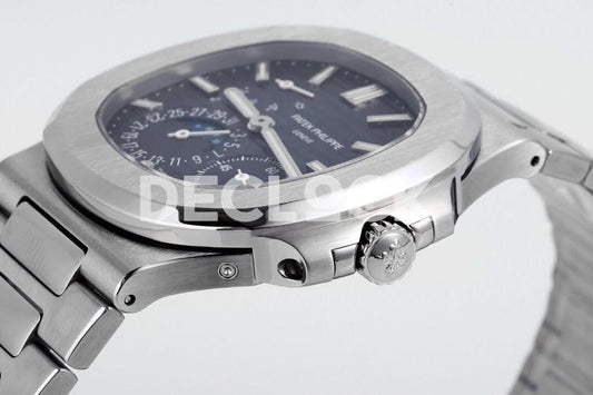 Replica Pattek Philippe Nautilus 5712 PPF 1:1 Best Edition Blue Dial on SS Bracelet |  Declock.