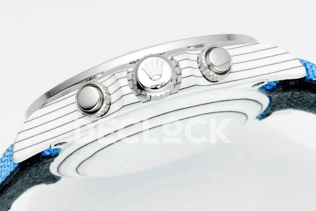 Replica Declock Daytona Diw Paved Diamond Bezel Blue |  Declock.