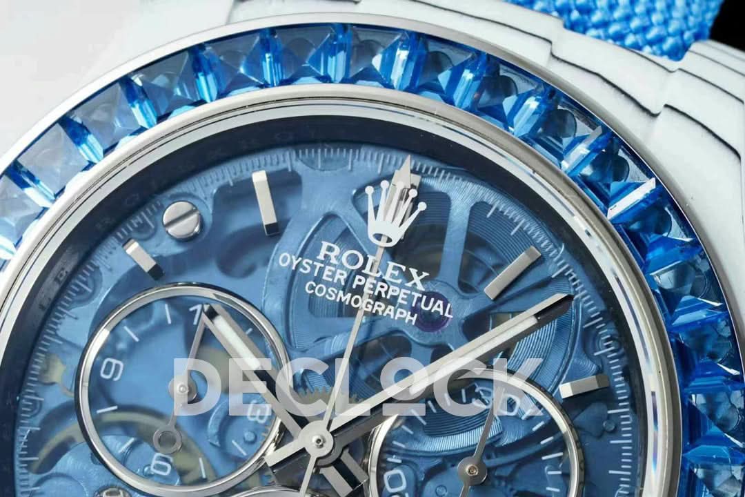 Daytona Diw Paved Diamond Bezel Blue