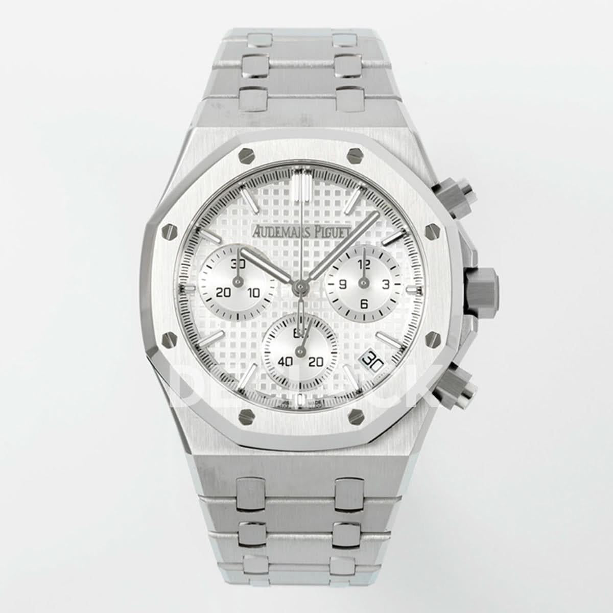 Replica Audemars Pigeut Royal Oak Chrono 26240 White Dial SS APSF |  Declock.