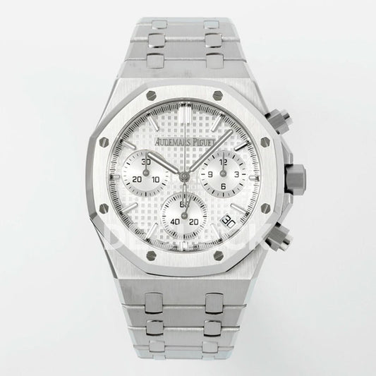 Replica Audemars Pigeut Royal Oak Chrono 26240 White Dial SS APSF |  Declock.