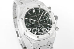 Royal Oak Self-Winding Chronograph Green Dial in Steel 