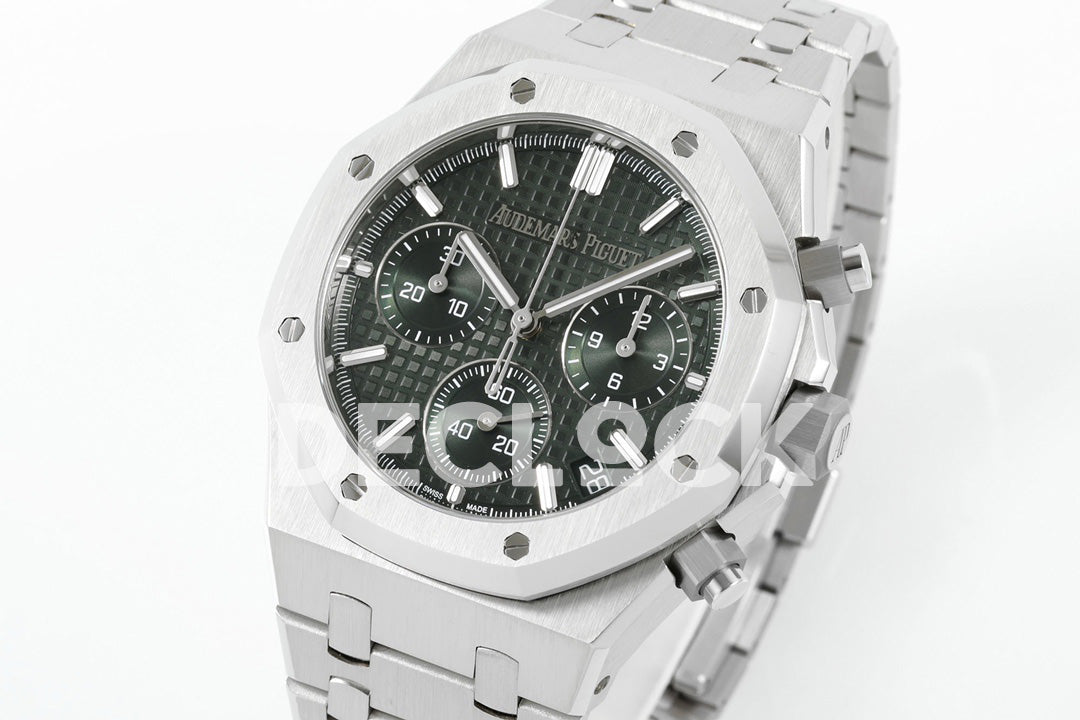 Royal Oak Self-Winding Chronograph Green Dial in Steel 