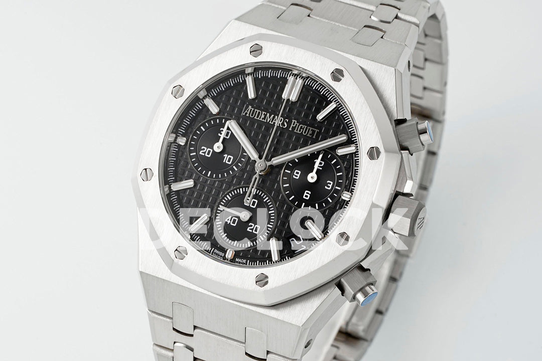 Royal Oak Self-Winding Chronograph Green Dial in Steel 