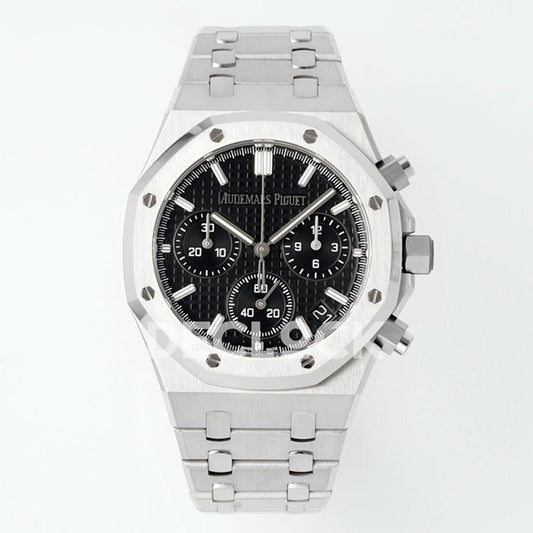 Replica Audemars Pigeut Royal Oak Chrono 26240 Black Dial SS APSF |  Declock.