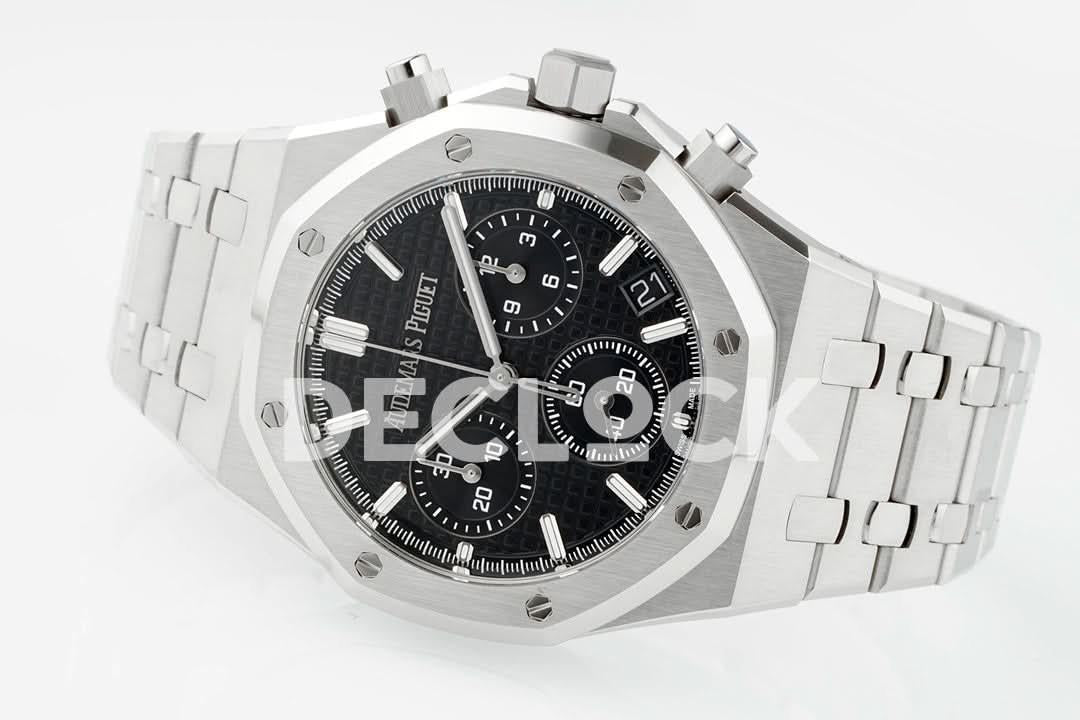 Replica Audemars Pigeut Royal Oak Chrono 26240 Black Dial SS APSF |  Declock.