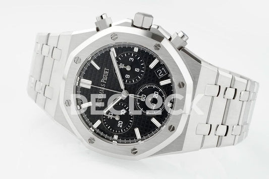 Replica Audemars Pigeut Royal Oak Chrono 26240 Black Dial SS APSF |  Declock.