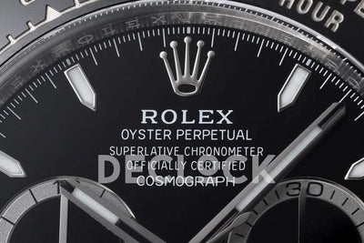 Replica Rolex Daytona 126500LN Black Dial in Steel