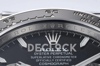Replica Rolex Daytona 126500LN Black Dial in Steel