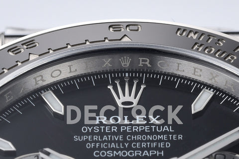 Daytona 126500LN Black Dial in Steel