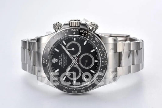 Replica Rolex Daytona 126500LN Black Dial in Steel |  Declock.