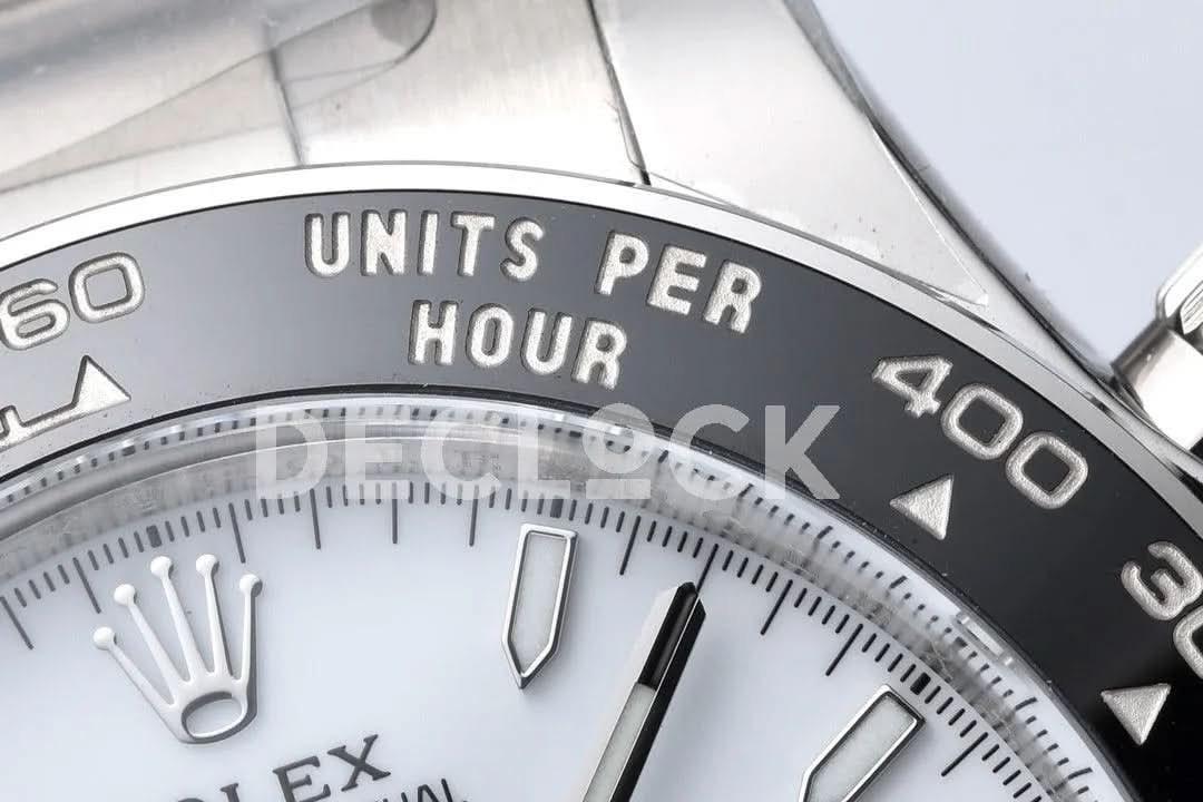 Replica Rolex Daytona 126500LN White Dial in Steel |  Declock.