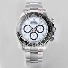 Replica Rolex Daytona 126500LN White Dial in Steel