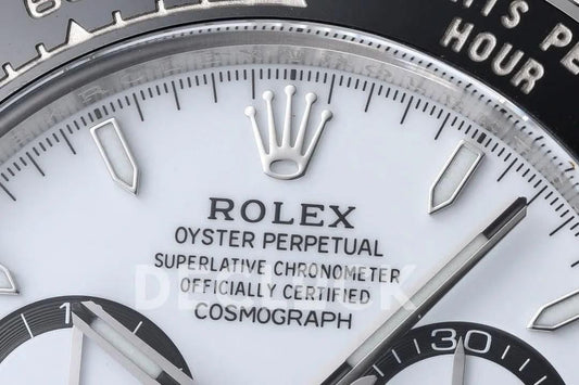 Replica Rolex Daytona 126500LN White Dial in Steel | Declock.