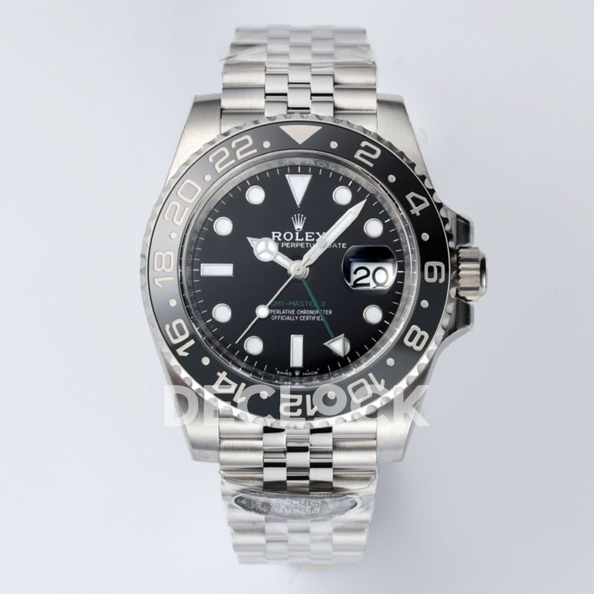 Replica Rolex GMT Master II 126710 GRNR Clean V3 "Bruce Wayne" |  Declock.