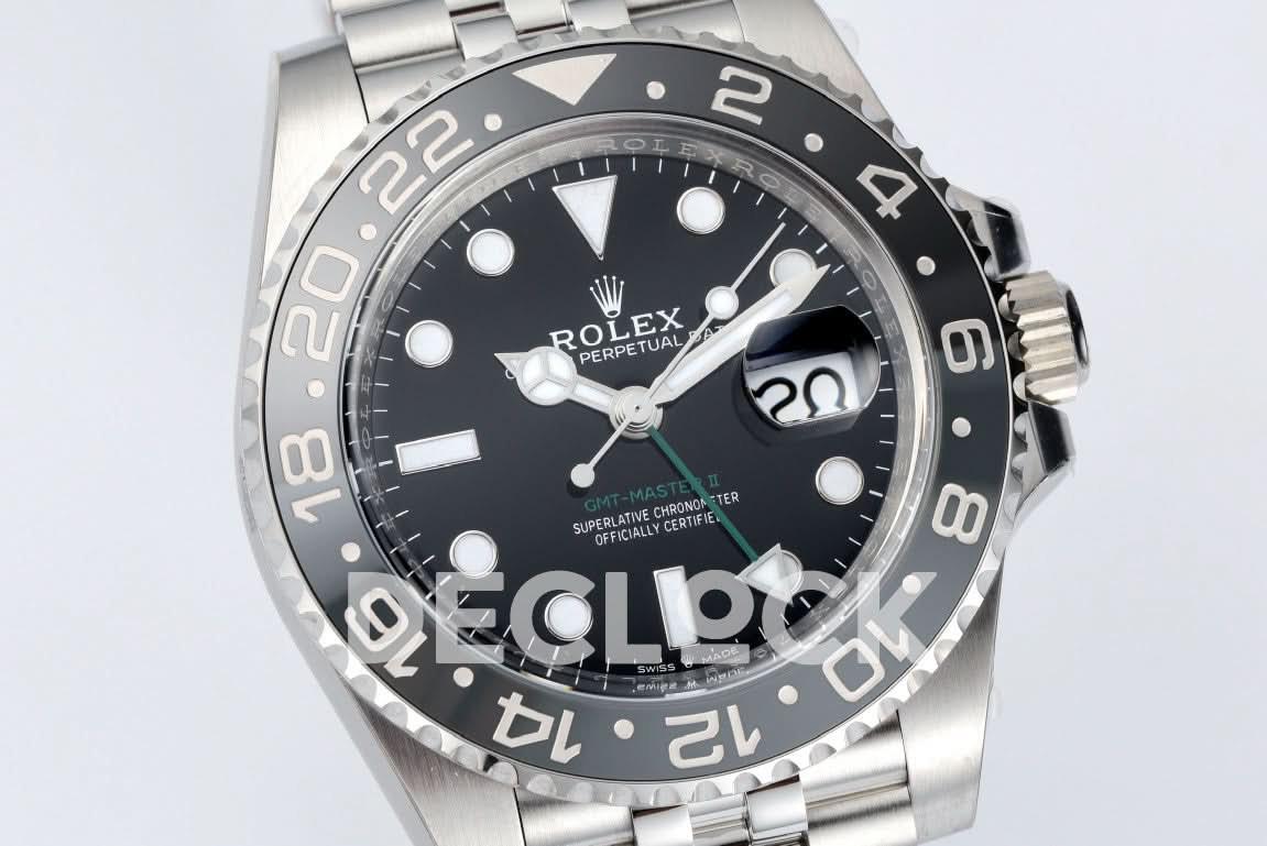 Replica Rolex GMT Master II 126710 GRNR Clean V3 "Bruce Wayne" |  Declock.