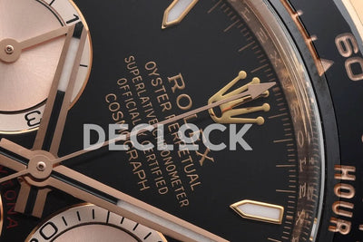 Daytona 126515 RG in Black Dial