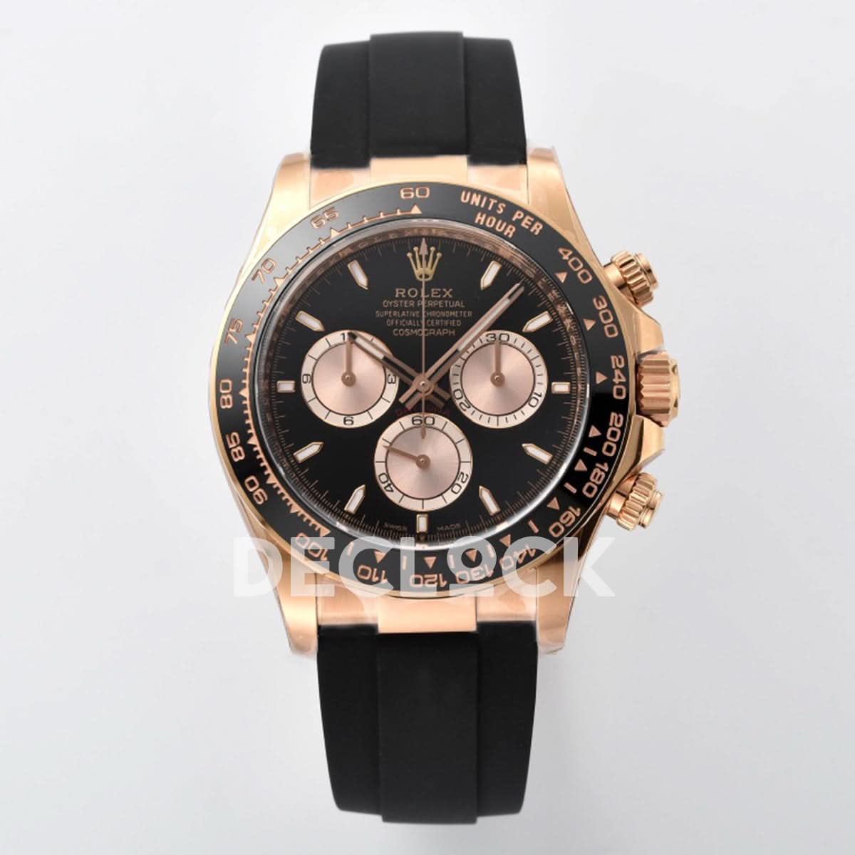 Daytona 126515 RG in Black Dial