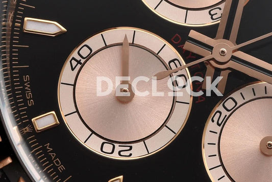 Replica Rolex Daytona 126515 RG in Black Dial | Declock.