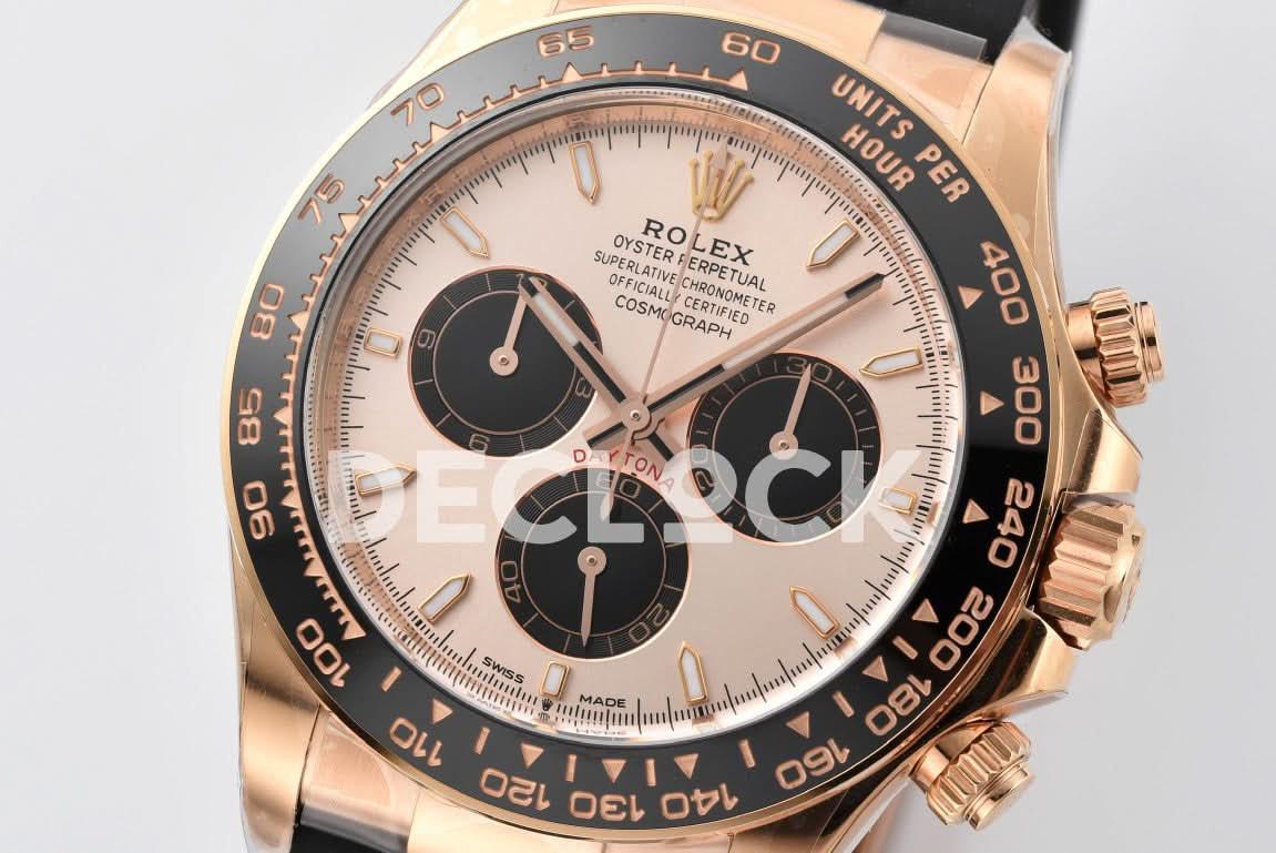 Replica Rolex Daytona 126515 Sundust Dial in Oysterflex |  Declock.