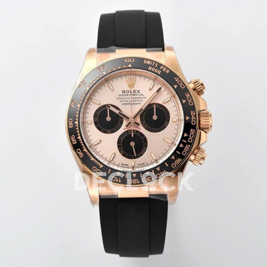 Replica Rolex Daytona 126515 Sundust Dial in Oysterflex | Declock.