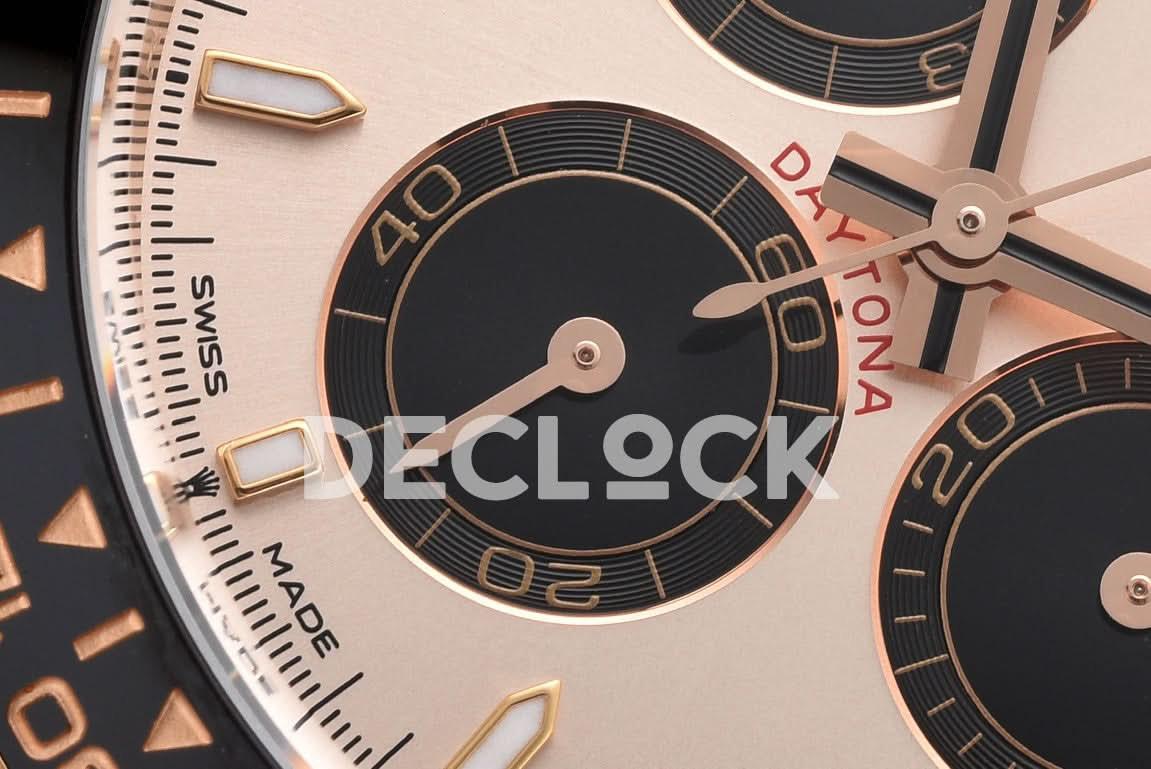Replica Rolex Daytona 126515 Sundust Dial in Oysterflex |  Declock.