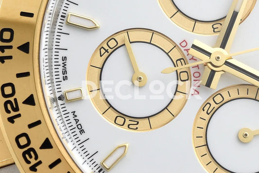 Replica Rolex Daytona 126503 YG/SS in White Dial | Declock.