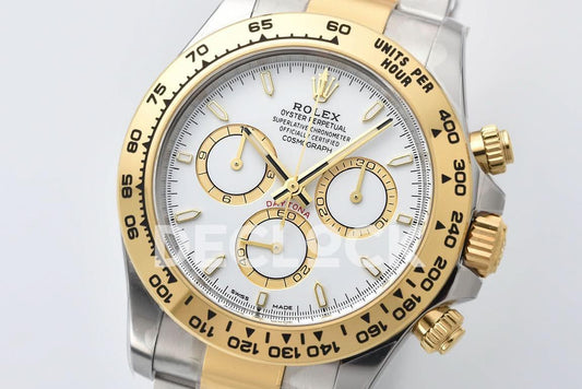 Replica Rolex Daytona 126503 YG/SS in White Dial | Declock.