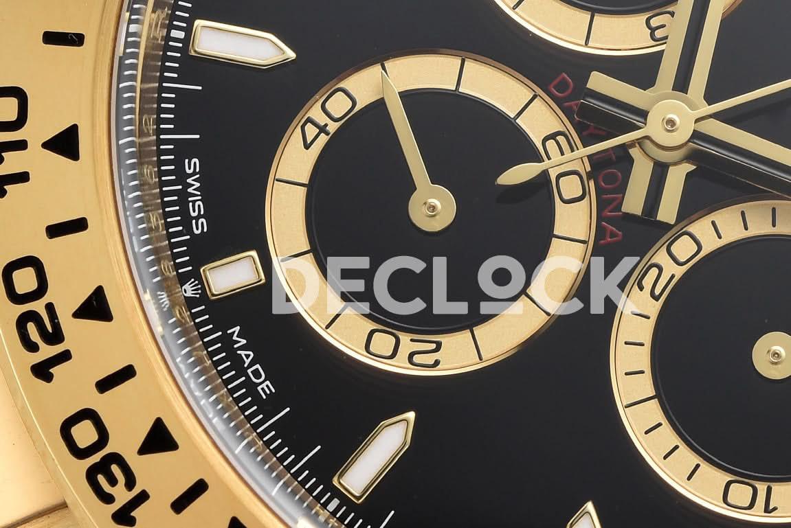 Replica Rolex Daytona 126508 YG in Black Dial |  Declock.