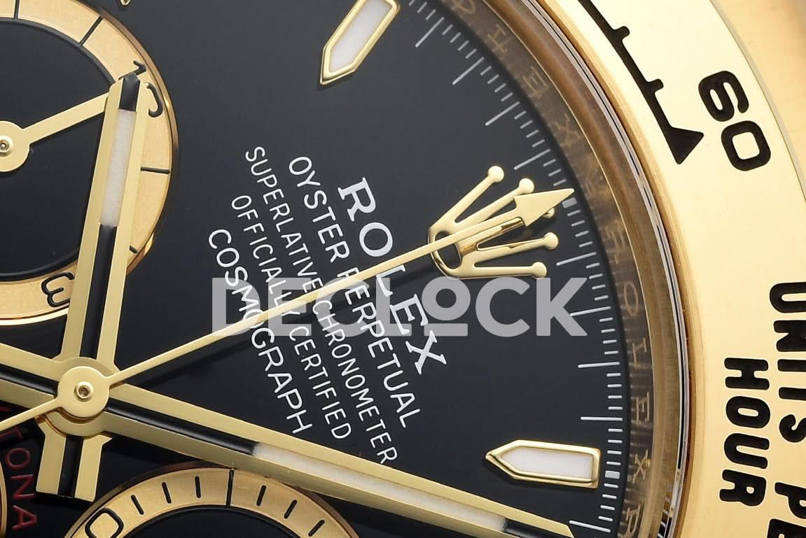 Replica Rolex Daytona 126508 YG in Black Dial |  Declock.