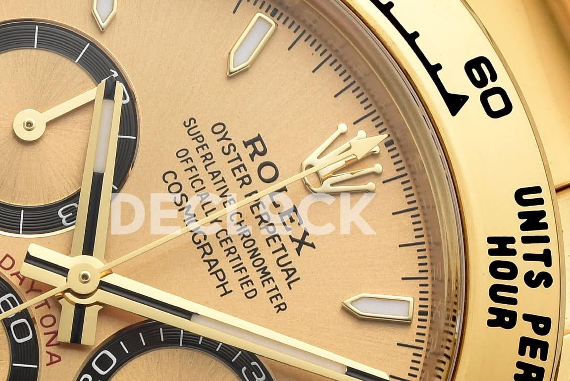 Replica Rolex Daytona 126508 YG in Gold Dial |  Declock.