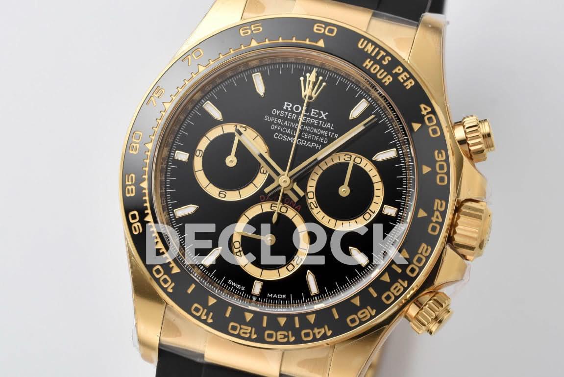 Replica Rolex Daytona 126518 YG in Black Dial |  Declock.