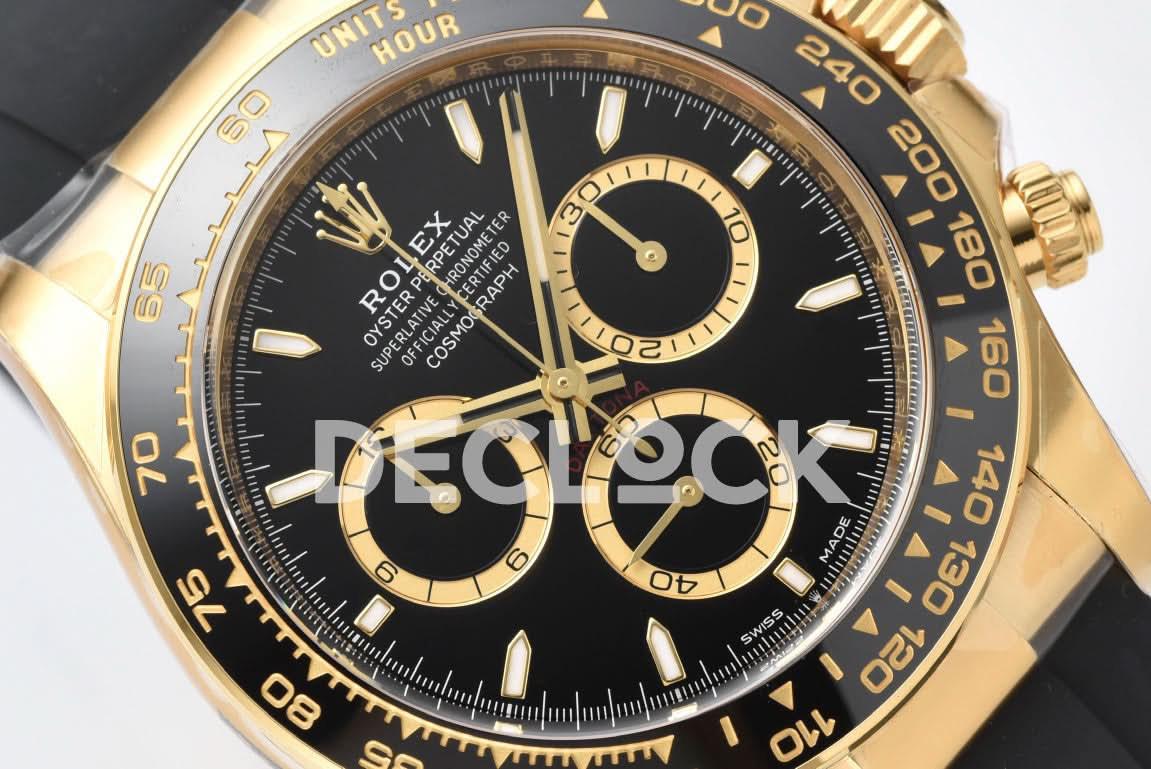 Replica Rolex Daytona 126518 YG in Black Dial |  Declock.