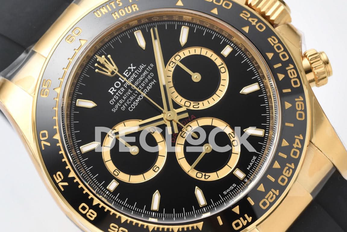Daytona 126518 YG in Black Dial