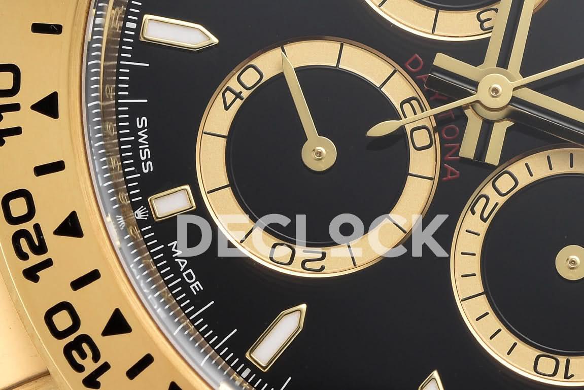 Replica Rolex Daytona 126518 YG in Black Dial |  Declock.