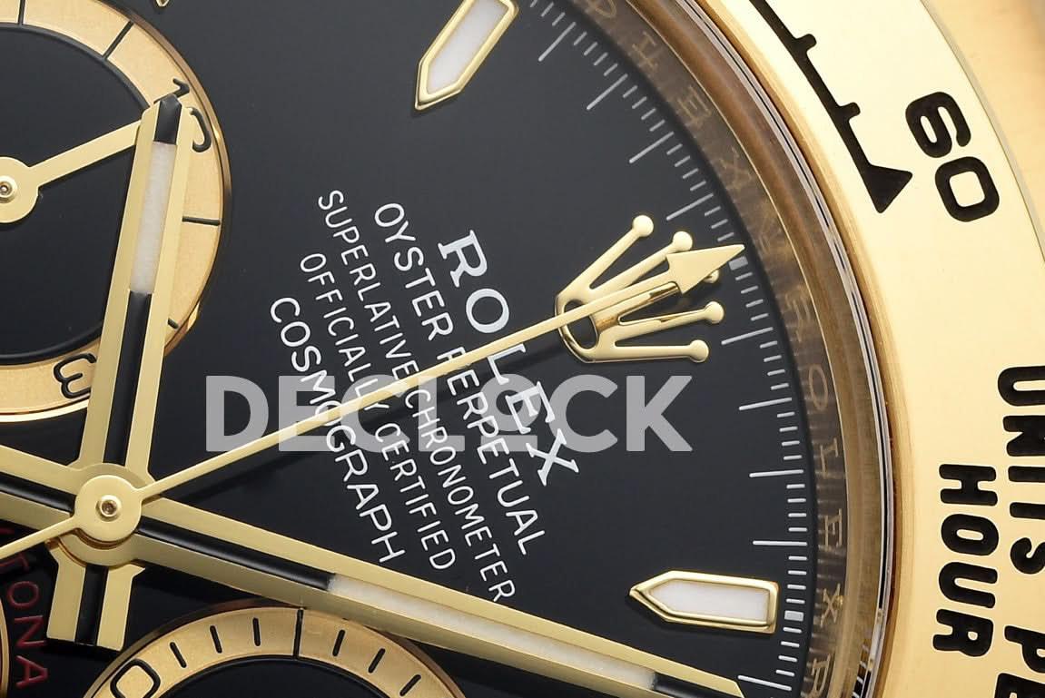 Replica Rolex Daytona 126518 YG in Black Dial |  Declock.