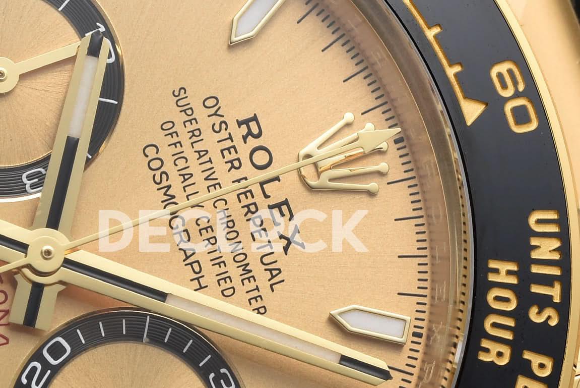 Replica Rolex Daytona 126518 YG in Gold Dial |  Declock.