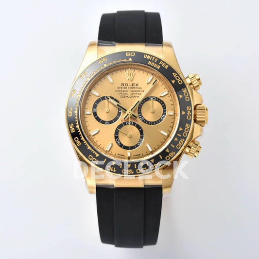 Replica Rolex Daytona 126518 YG in Gold Dial | Declock.