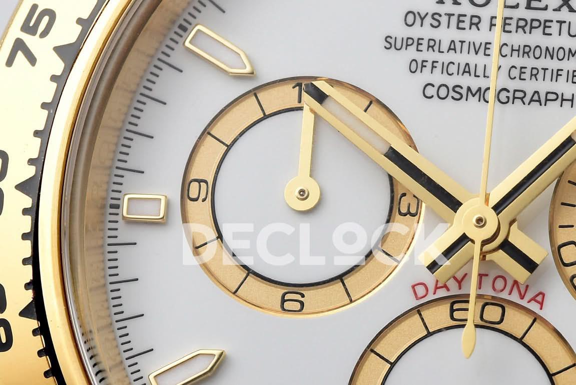 Replica Rolex Daytona 126508 YG in White Dial |  Declock.