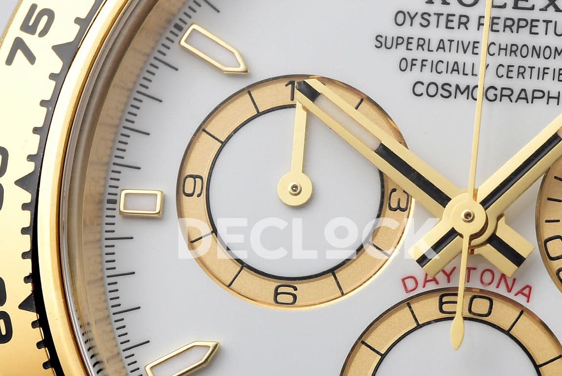 Daytona 126508 YG in White Dial