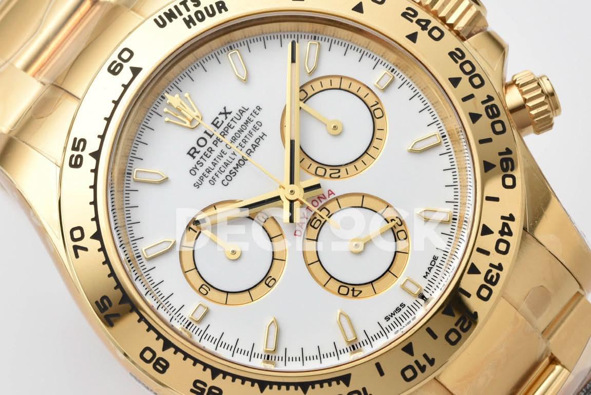 Replica Rolex Daytona 126508 YG in White Dial |  Declock.