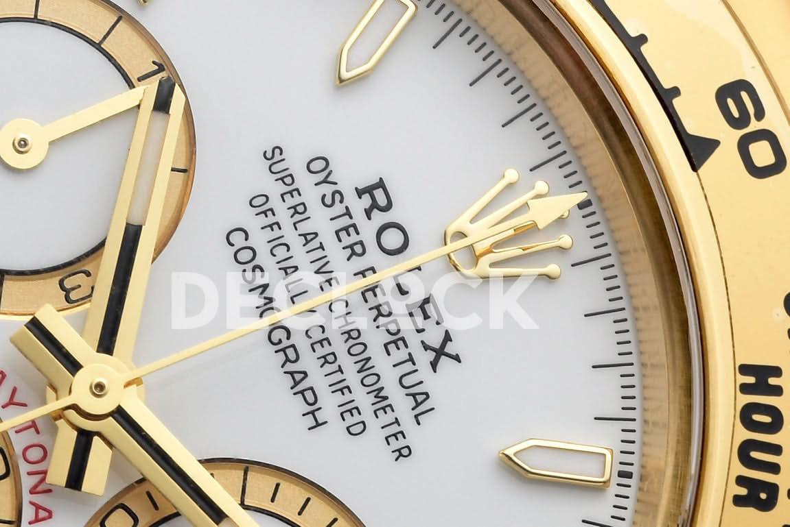 Replica Rolex Daytona 126508 YG in White Dial |  Declock.
