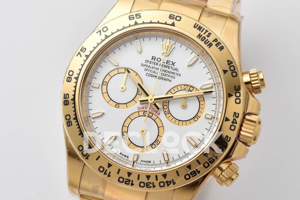 Daytona 126508 YG in White Dial