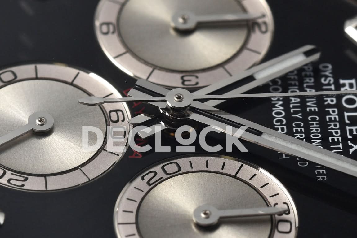 Daytona 126509 SS in Black Dial Diamond Markers