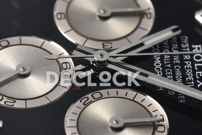 Daytona 126509 SS in Black Dial Diamond Markers