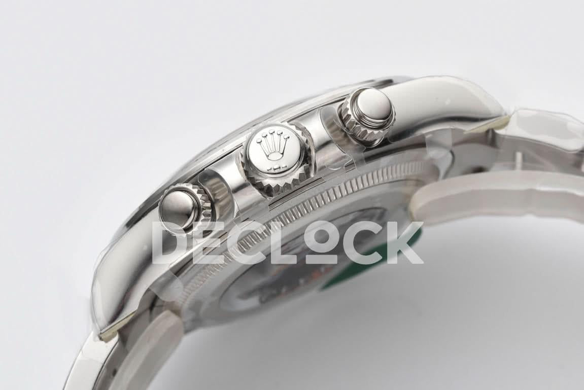 Replica Rolex Daytona 126509 SS in Black Dial Diamond Markers |  Declock.