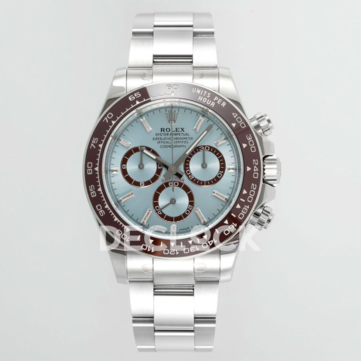 Replica Rolex Daytona 126506 Steel Ice Blue Crystal Dial |  Declock.