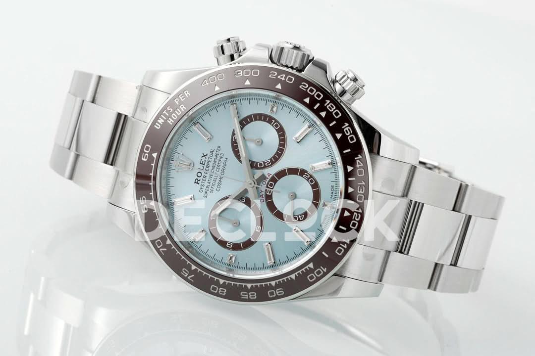 Replica Rolex Daytona 126506 Steel Ice Blue Crystal Dial |  Declock.